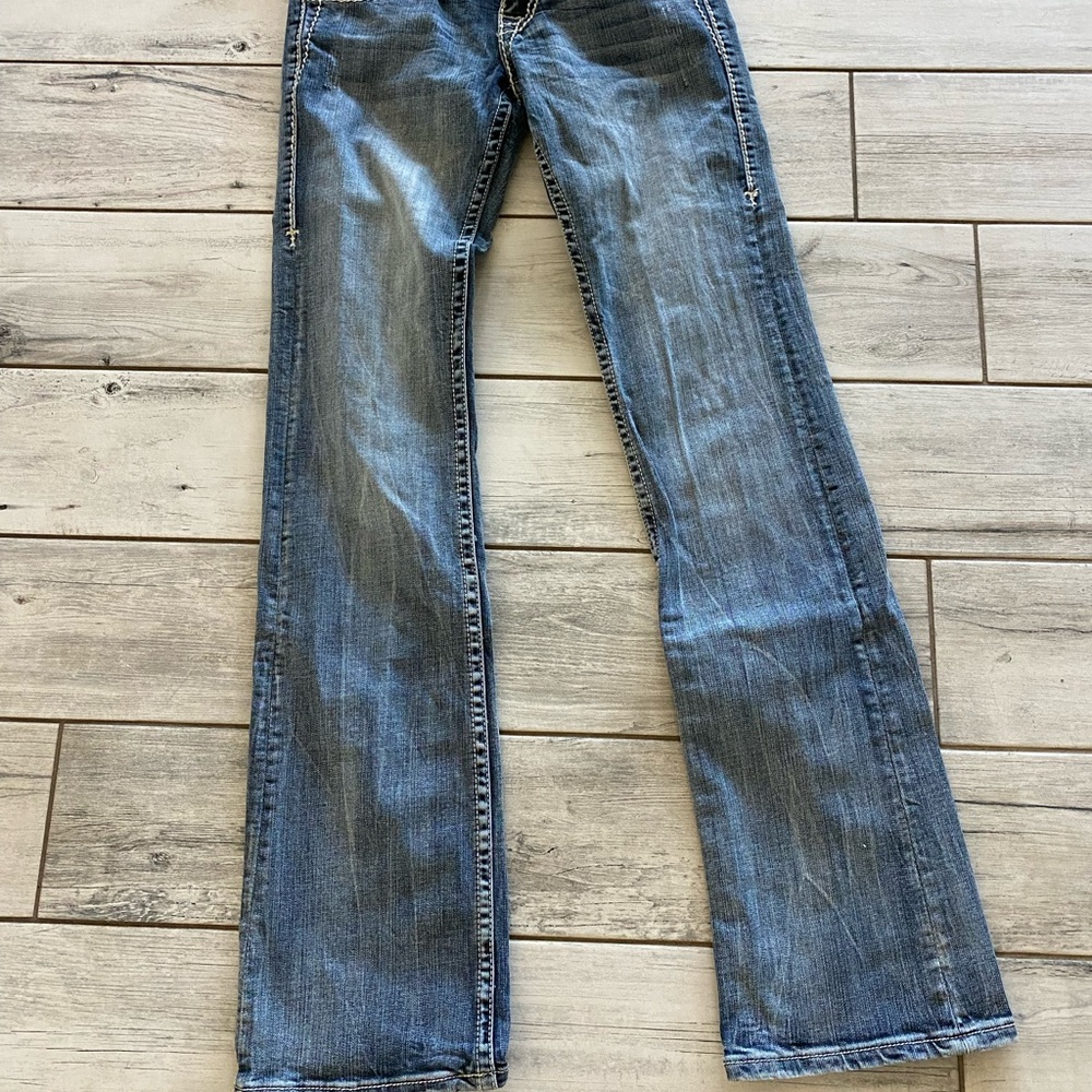 Cowgirl Tuff Blue Boot Cut Jeans